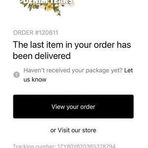 Red Denim Tears hoodie brand new selling for less then original size M